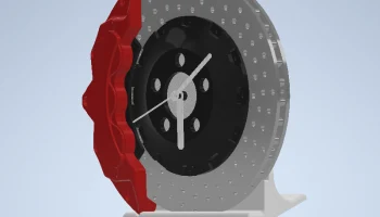 Bremsscheiben Uhr, Часы с тормозным диском 1