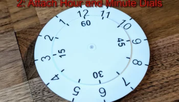 Перевернутые настольные часы 6