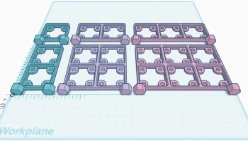 Магнитное основание Gridfinity для сотовой стены...... 4