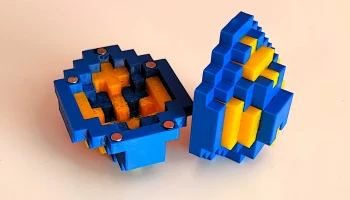 Пасхальные яйца MINECRAFT магнит 1