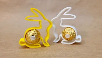Пасхальный кролик с шоколадом Ferrero Rocher 1