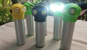 Лампа НЛО, аккумулятор USB 18650 9