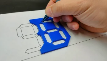 Трафарет для написания цифр 0