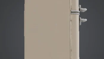 Модель ретро-винтажного холодильника для 3D-печати - кла... 1