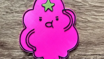 Магнит Lumpy Space Princess Adventure Time (магниты 8х3 м...