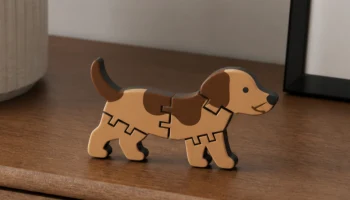Flexi Dog - подвижная игрушка для 3D-печати