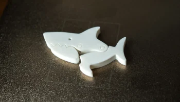 Зажим для сумки Shark (с замком, печать на месте) 4