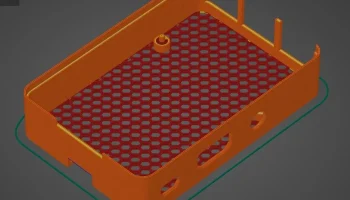 Корпус Raspberry Pi 3b+ с экструзионными направляющими 6