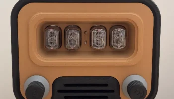 Винтажный корпус для телевизора Nixie FunKlock 1