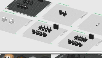 Мини-кот в костюме призрака - Serev3d 2
