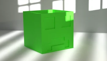 Ваза Creeperhead Minecraft