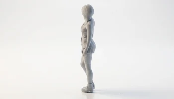 Симпатичная фигурка девушки в стиле чиби аниме 3D для пе... 1
