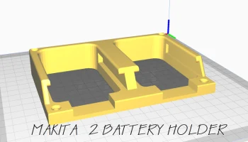 Держатель аккумулятора Makita 18 В (крепление) 2