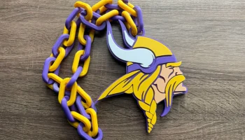 Крупное колье-подвеска Minnesota Vikings