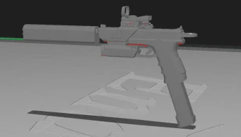 Metro Glock 18 для комплектов моделей мехов 1/144 Metro Glock 18 для комплектов моделей мехов 1/144