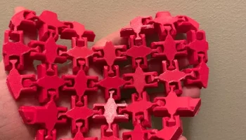 Ткань Flexi Heart (печать на месте)