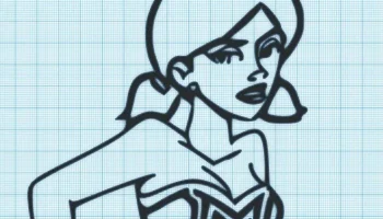 DR GIRLFFREND - VENTURE BROS - НАСТЕННОЕ ИСКУССТВО - 2 В... 1
