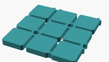 Auxetic Grip Pad - метаматериал вращающихся квадратов (п... 3
