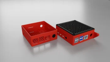 Корпус Raspberry Pi 4 для Pi и понижающего преобразовате...