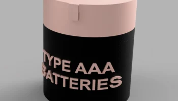 ДЕРЖАТЕЛЬ БАТАРЕЙКИ ААА - PORTA BATTERIE AAA