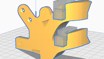 Ender 3 v3 SE с одним вентилятором 5015, разделенный кана... 4