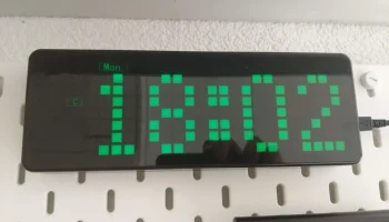 Крепление для часов Waveshare Raspberry Pi Pico для IKEA... Крепление для часов Waveshare Raspberry Pi Pico для IKEA...