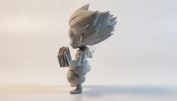 Фигурка Чиби Хисока из Hunter X Hunter с игральными карт... 3