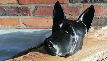 Собака, смоделированная в Blender 1