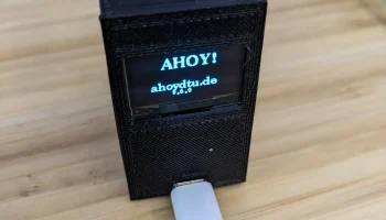 Крышка с дисплеем (SSD1306) для корпуса Ahoy Open DTU