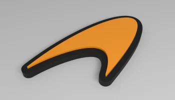 Магнит на холодильник McLaren - контурный......