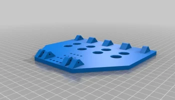 Подставка для RC самолета, версия 2 - взлом кухонных вес... 1