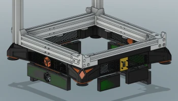 Плоская сетчатая юбка с широкими штанинами для Ender 3 NG 3