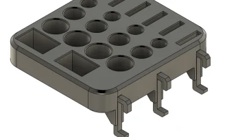 Ikea Skadis - Держатель для батареек - AAA, AA, 18650, 9...