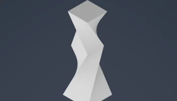 Витая ваза