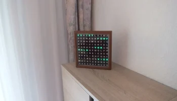 Word-Clock немецкий 5