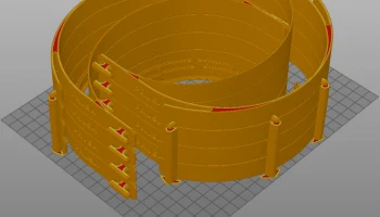 COVID-19 RC3.2 8 деталей с высотой слоя 0,15 для фасок, 2...