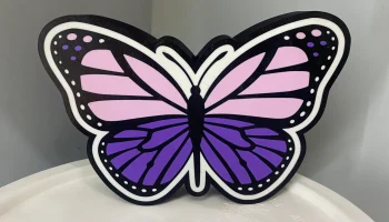 Световой короб Butterfly