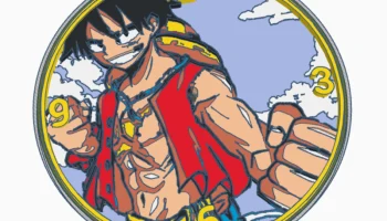 One Piece - Настенные часы Монки Д. Луффи One Piece - Настенные часы Монки Д. Луффи