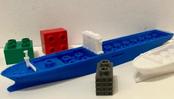 Контейнеровоз Lego Duplo (стабильно плавающий и без опор!... 1