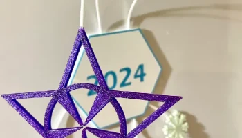 Новогодние украшения 2024 (3 в одном): 3D магнит, 2D магн...