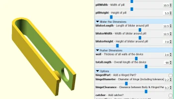 Генератор Pill Puncher 2 (OpenSCAD) 8