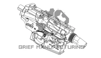 GIRLS' FRONTLINE ST-AR15 UPPER & LOWWER для гель-бластер... 1