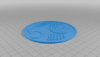 Подставка для монет 5 центов евро 3