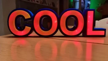 КРУТЫЙ светодиодный световой короб 3