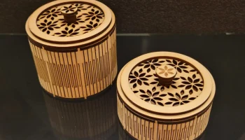 Круглая шкатулка 1