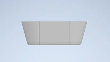 Простой лоток - 200x110x40 мм 3