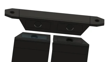 Prusa Lack Основание шкафа и дверная ручка для круглого м...