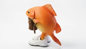Фигурка рыбы в пиве, животное для 3D печати...