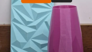 Низкополигональная абстрактная ваза v3 1