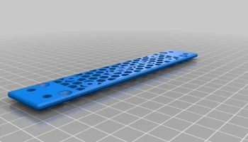Передняя панель из сетки RPi для стойки 6 дюймов 2